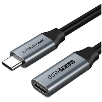 Pagarinātāja kabelis USB 3.0 Type-C (M) - USB Type