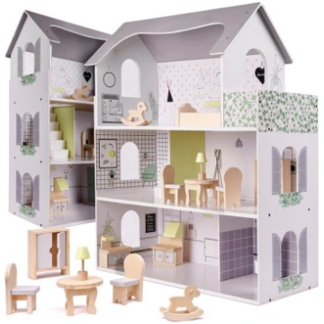 Koka leļļu māja LuxureDoll, 70 cm Nav norādīts