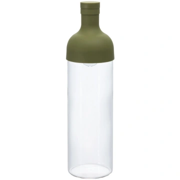 HARIO Cold Brew Tea 750ml Filter Bottle Olive gree