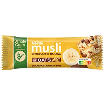 Batoniņš musli Nestle Choco&Banana bar 35g