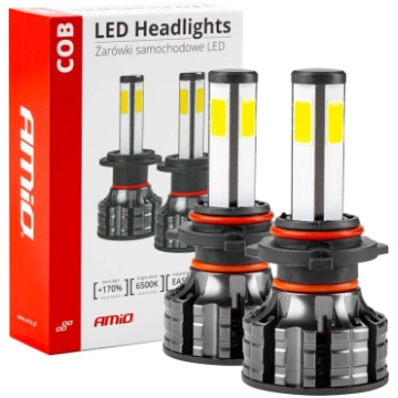LED Auto spuldzes Headlights COB Series HB3 AMiO-0