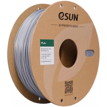eSun PLA+ 3D drukas kvēldiegs 1.75 mm sudraba krās