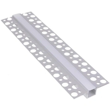 Aluminum profile with white cover for LED strip, a