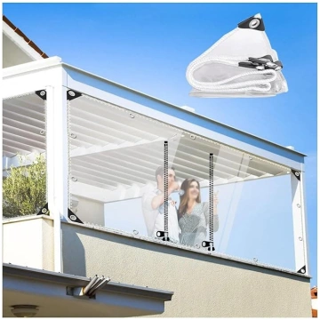 Āra brezents ar rāvējslēdzēju durvīm, PVC brezents
