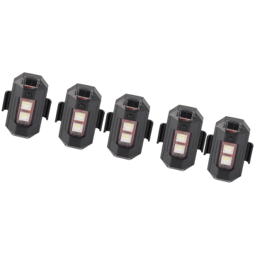 4 Pcs Anti Collision Lights 7 Colors Modes LED Fla