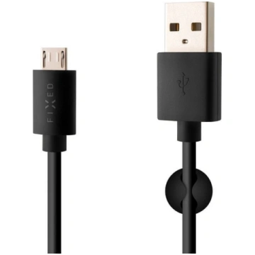 Fixed USB/micro USB 2m czarny ( FIXD UM2M BK )
