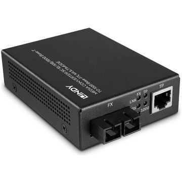 LINDY - fibre media converter - GigE (optical), 10