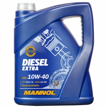 5W-40 5 ltr. Motoreļļa Mannol 7504 Diesel Extra