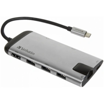 Verbatim USB-C Multiport hub HDMI LAN USB SD Micro