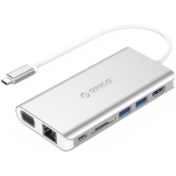 ORICO XC-304-SV-PRO USB-C daudzfunkcionāls centrme
