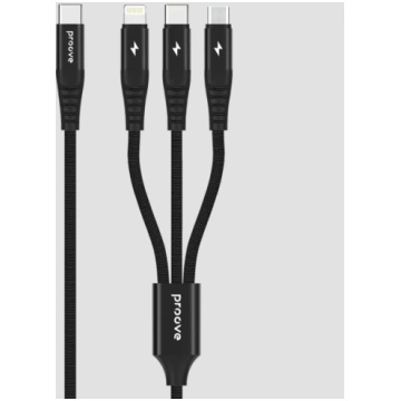 3 IN 1 Type-C To Micro USB, Lightning, Type-C PROO