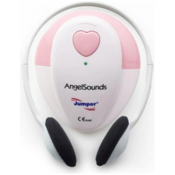 Angelsounds JPD-100S Heart Rate Monitor, Pink, Whi