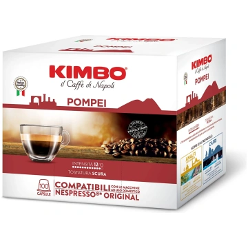 Capsule caffè Kimbo Miscela Pompei compatibili Nes