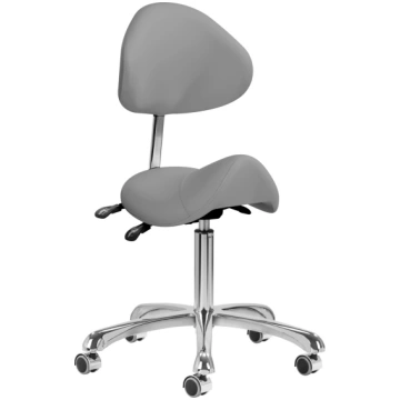 COSMETIC STOOL 1004 GIOVANNI GRAY - darba krēsls |