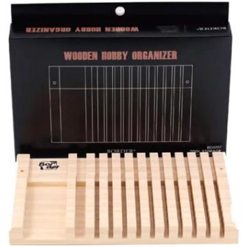 Wooden Hobby Organizer Border Model