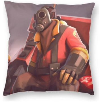 Tf2 Gravel Blooded Mercenaries Pyro Pillowcase Pol