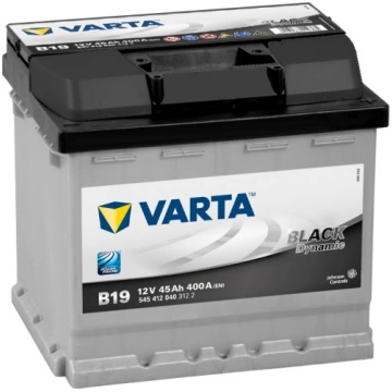 VARTA Black Dynamic B19 12V 45Ah(c20) 400A(EN) 207