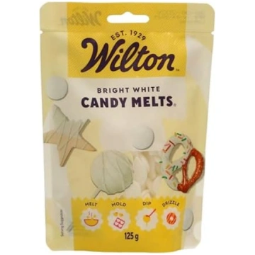Wilton Candy Melts Brilliant White: Smaržīgā glazū