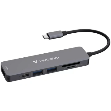 Multiport Hub Verbatim USB-C Essentials 6 porti