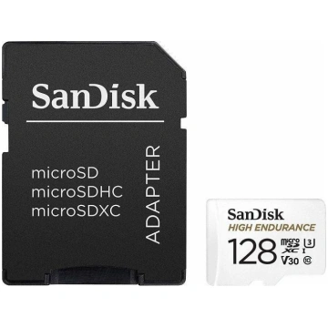 SanDisk High Endurance microSDXC 128GB V30 + Adapt