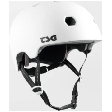 TSG Helmet Meta Solid Color Satin White ķivere