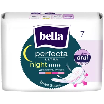BELLA Ultra Night higiēniskās paketes, 7 gab