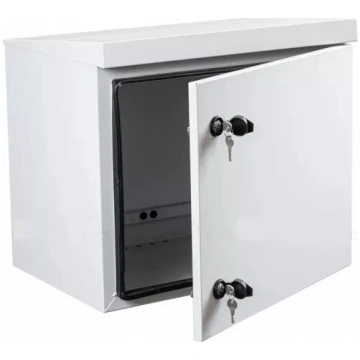 Sienas skapis ProBase W12-IP65-GR 12U IP65 tērauda