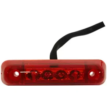 LED gabarīt lukturis, sarkans, 12V, 65x16x6,5 JOKO