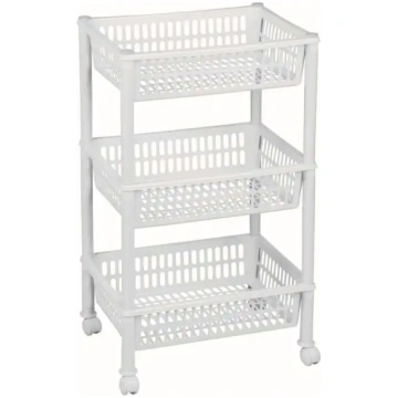 TROLLEY JUMBO ECO grāmatu skapis 39x29x68cm balts 