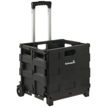Keeeper Foldable shopping trolley with a load capa