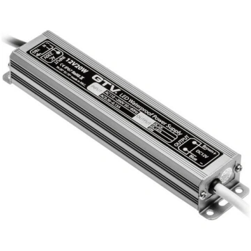 Ūdensizturīgs LED transformators, 20W, IP67, DC12V