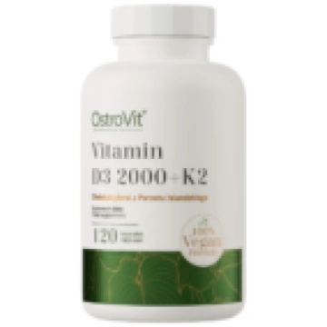 Vitamīns D3 2000 + K2 (120 kapsulas) - 120 kapsula