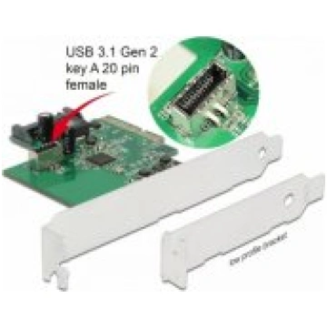 DELOCK DeLOCK PCIe card> 1x internal USB 3.2 Gen 2