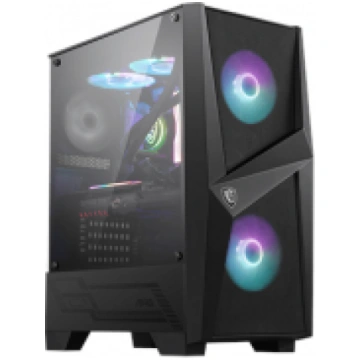 MSI MAG FORGE 100R PC Case, Mid-Tower, USB 3.2, Bl