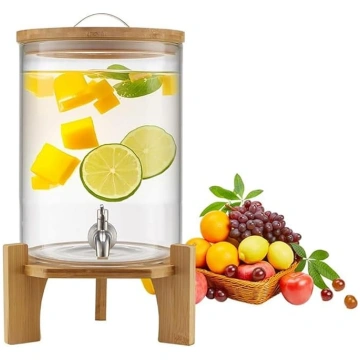 JTWWDM ledus tējas ūdens dozators, 2 galonu limonā