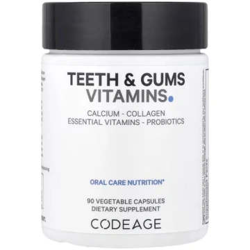 Codeage, Teeth & Gums Vitamins, 90 Vegetable Capsu