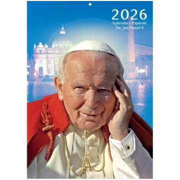 2026. gada kalendārs A4, daudzplākšņains, pāvesta 