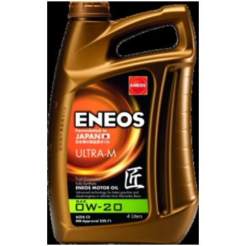 Motoreļļa ENEOS ULTRA M 0W-20 ACEA C5/C6, API SP M