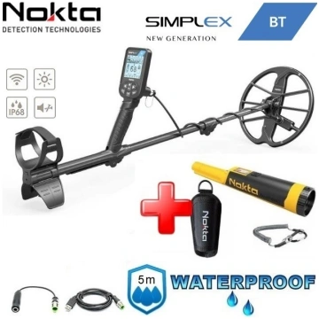 Metāla detektors NOKTA SIMPLEX BT+ ACCUPOINTERS