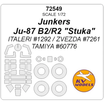 Junkers Ju-87 B2/R2 "Stuka"(ITALERI/ ZVEZDA/ TAMIY