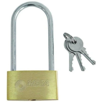 Mega Piekaramā slēdzene 5030221, 50mm, misiņa korp