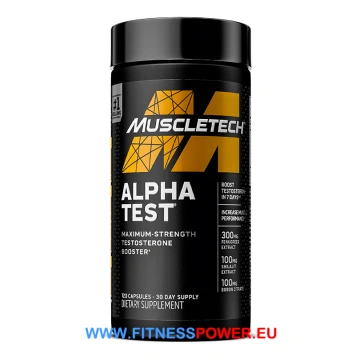 MUSCLETECH ALPHA TEST TESTOSTERONE BOOSTER 120caps