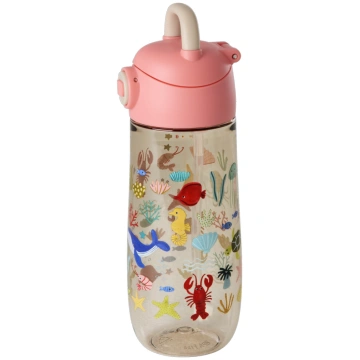 Rice - Plastic Kids Drinking Bottle with Coral Oce