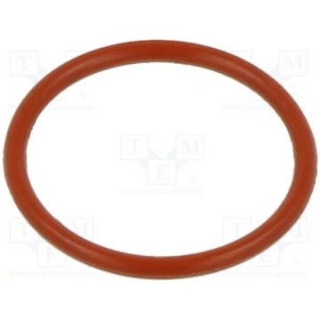 O-ring gasket; silicone; Thk: 1.5mm; Øint: 6mm; re