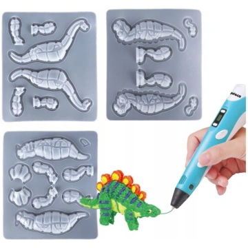 Plastmasas Veidņu Trafaretu Komplekts 3D Drukāšana