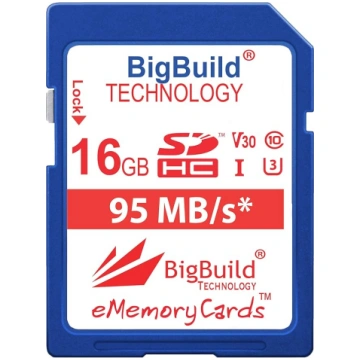 16 GB UHS-I U3 95MB/s atmiņas karte Canon EOS 1200