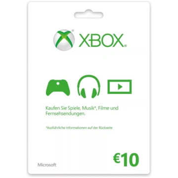 Dāvanu karte Microsoft XBOX Live Gift Card - 10€