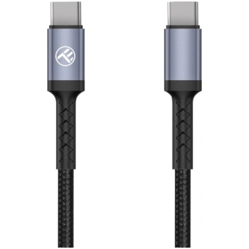 Tellur Type-C to Type-C Cable 3A PD60W 2m Nylon Bl