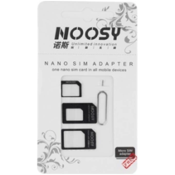 ADAPTER FOR SIM NANO/MICRO/SIM, black