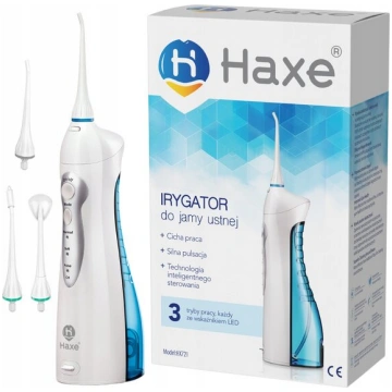 Bezvadu mutes irigators HAXE HX721 ar 3 režīmiem, 